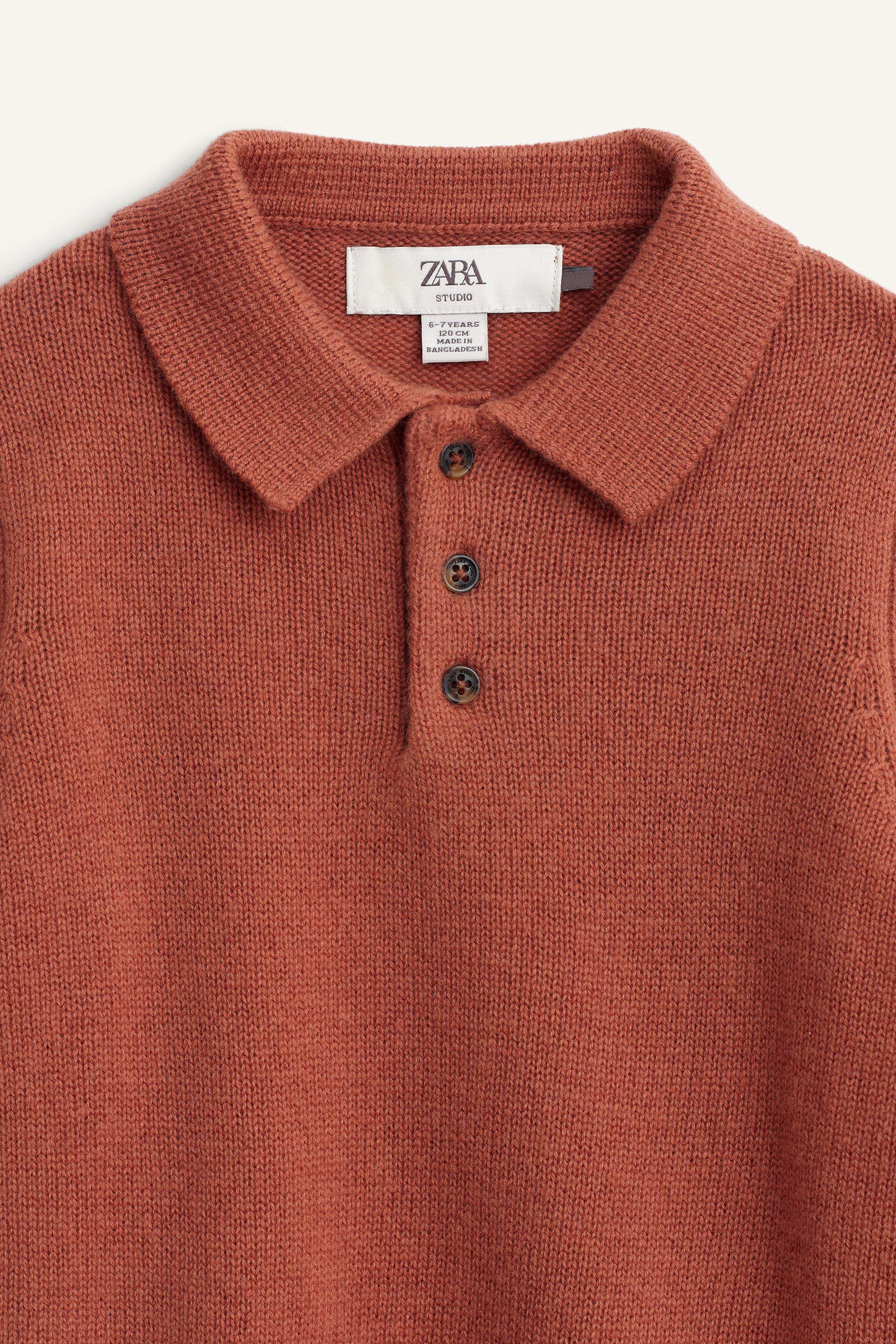 100% WOOL LIMITED EDITION KNIT POLO SHIRT